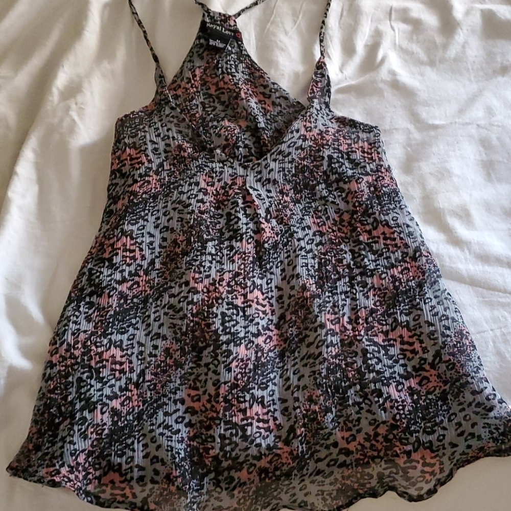 Women's medium cheetah print tanktop